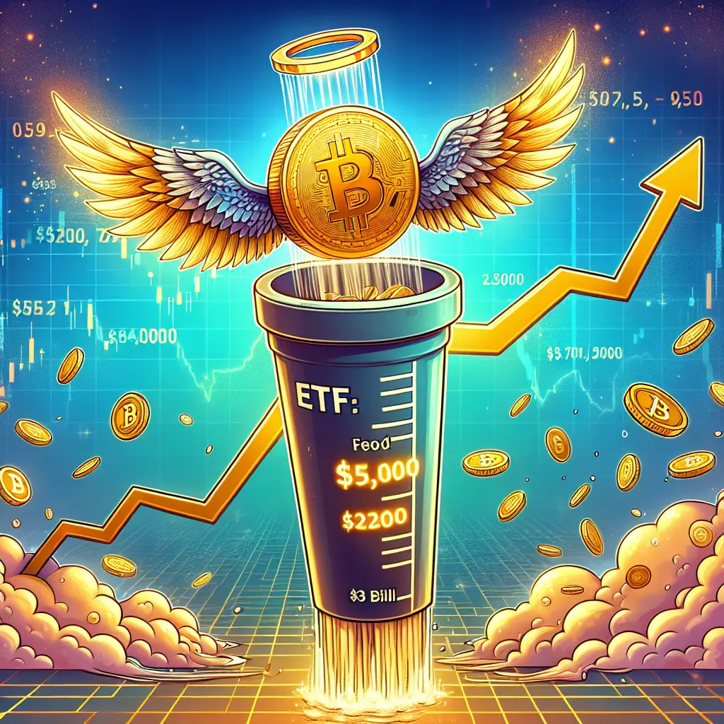 Representation of Bitcoin Surges Past $95,000 as ETF Inflows Reach $3 Billion