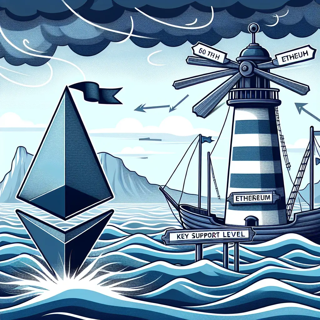 Representation of Ethereum Approaches Key Support Level Amid Uncertain Market Direction